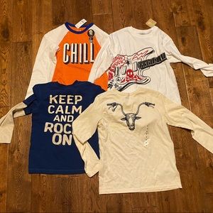 Boys NWT Long-Sleeve Shirts, Sizes 7, 7-8, 8-9